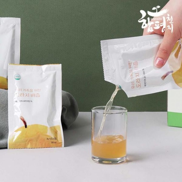 น้ำลูกแพร์และรากโดราจิฮัมพยองชอนจิ 90ml 30 ซอง