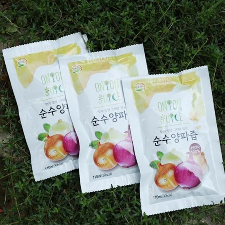 น้ำหัวหอมแดงหมักจากดินเหลืองมูอัน 110ml 120 ซอง