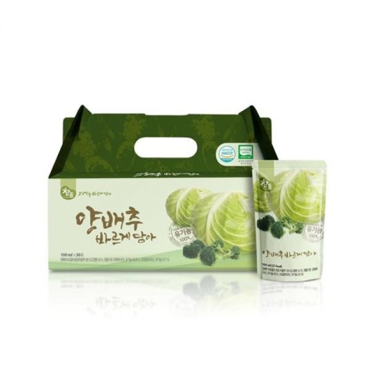 ชัมดึน น้ำกะหล่ำปลีอย่างดี 100ml 30 ซอง กะหล่ำปลีออร์แกนิกจากเกาะเชจู
