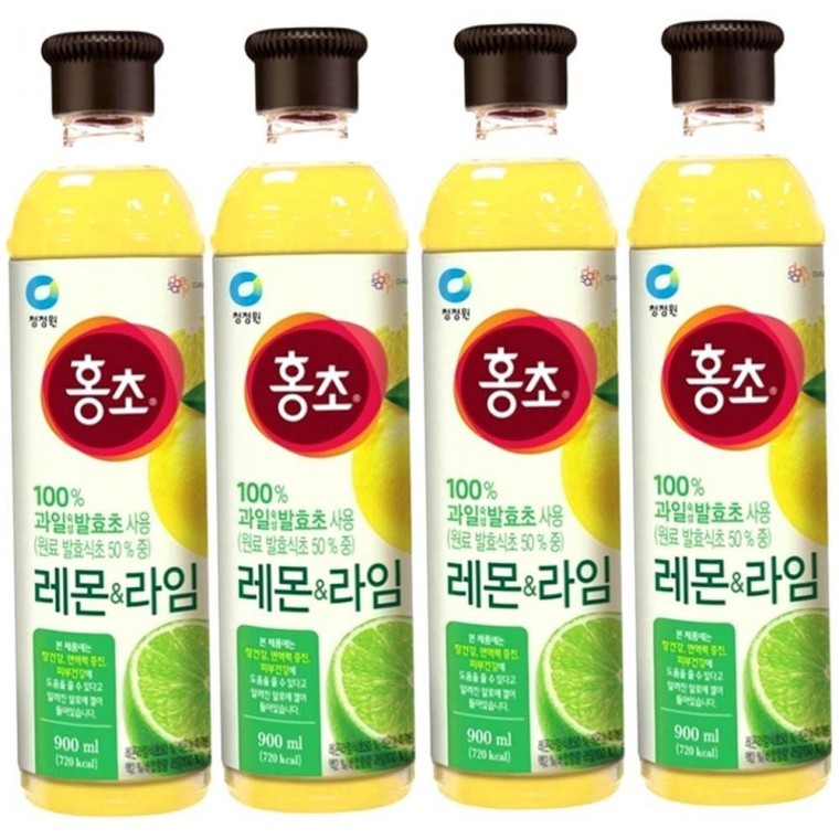 ฮงโช รสมะนาวและไลม์ 900ml ชุด 4 ขวด