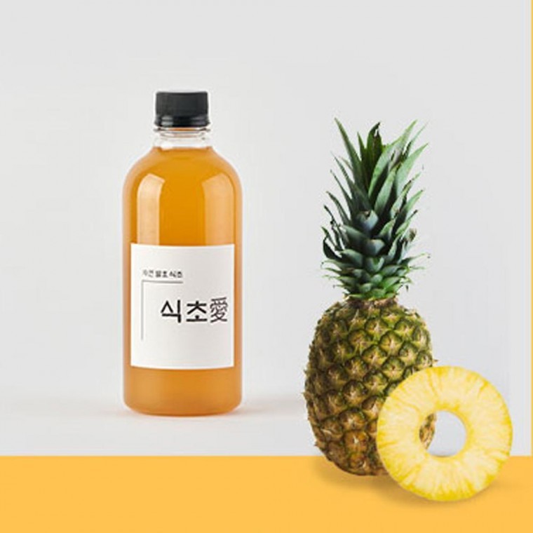 น้ำส้มสายชูหมักจากธรรมชาติเพื่อสุขภาพ รสสับปะรด 500ml