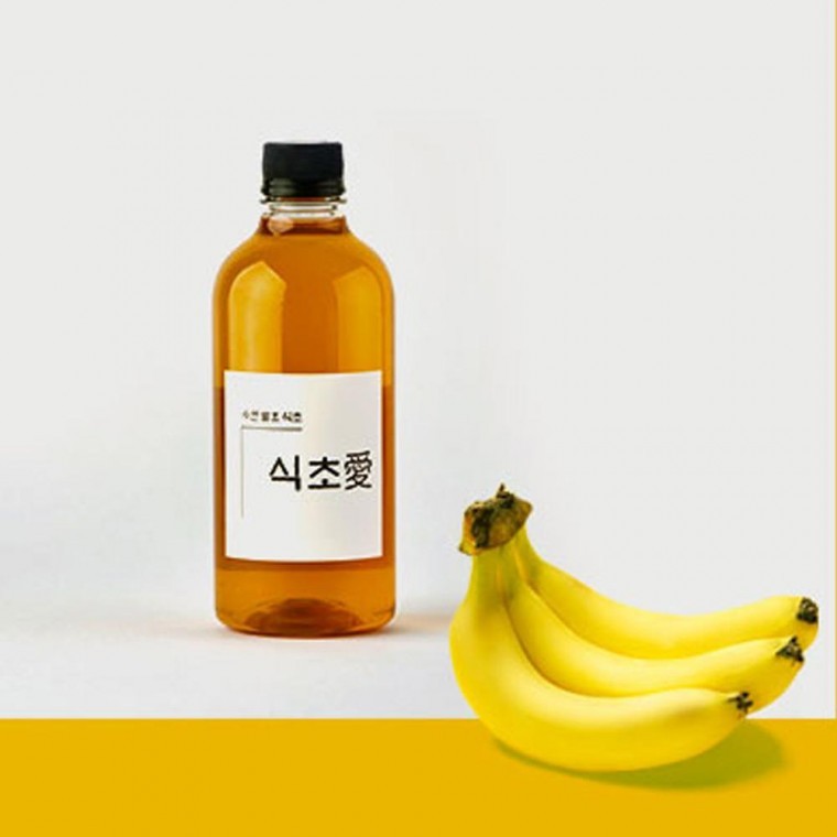 น้ำส้มสายชูหมักจากธรรมชาติเพื่อสุขภาพ รสกล้วย 1000ml
