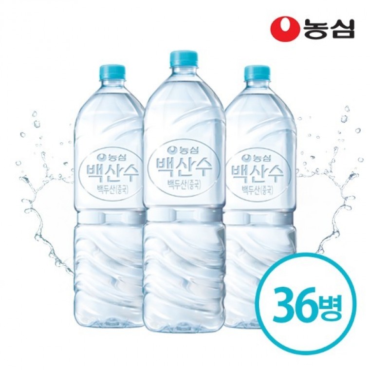 น้ำดื่มนงชิม แบ็คซานซู ไม่มีฉลาก 2L 36 ขวด