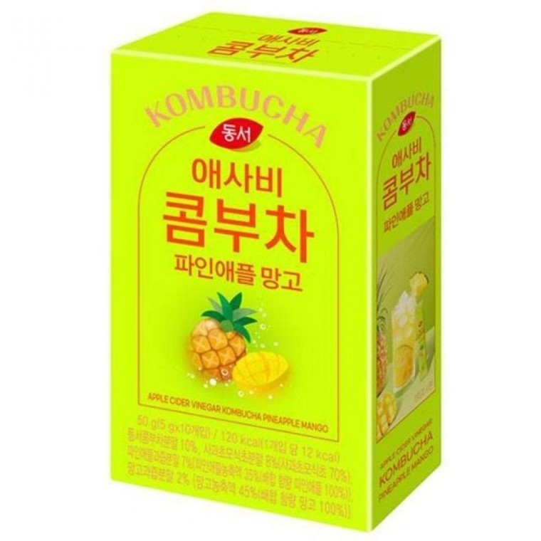 Dongsuh Aesabi Kombucha Pine Mango 5g x 10 ซอง Dongsuh Foods