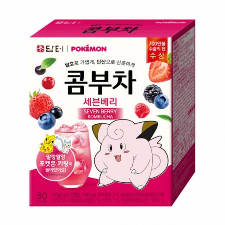 ชาผง Damteo Kombucha Seven Berry 30 ซอง สำหรับสำนักงาน