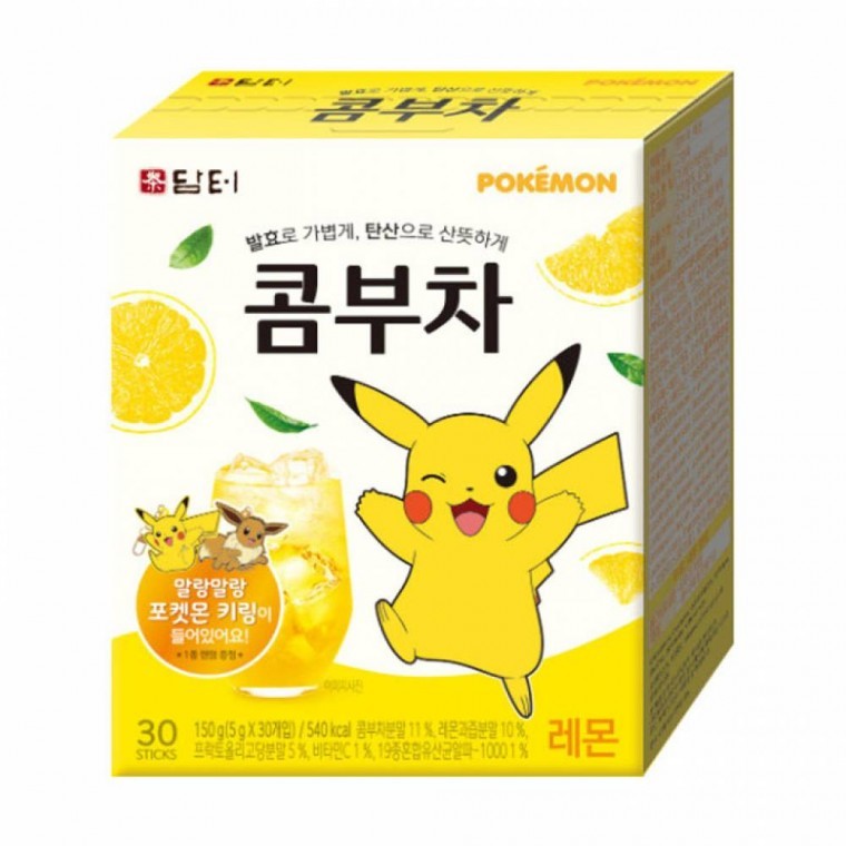 ชาผง Damteo Kombucha Lemon 30 ซอง สำหรับเชิงพาณิชย์