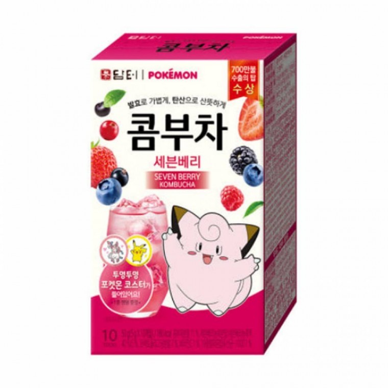 (ส่งฟรี) Damteo Kombucha Seven Berry 10 ซอง สำหรับชาฤดูร้อน สำหรับต้อนรับแขก