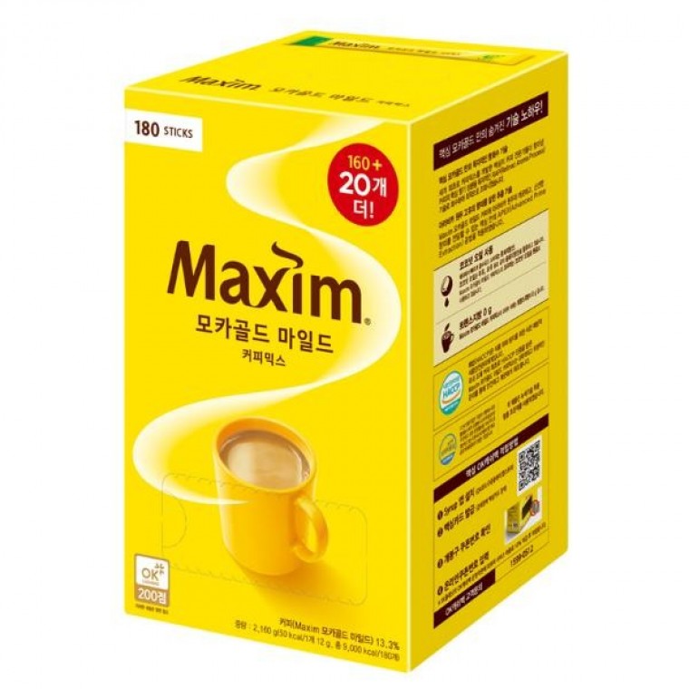 Maxim Mocha Gold Coffee Mix 12g x 180 ซอง Dongsuh Foods