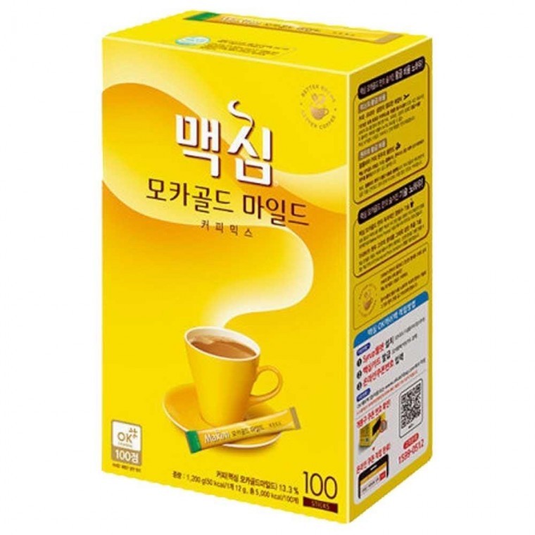 Maxim Mocha Gold Mild Coffee Mix 100 ซอง 1 กล่อง