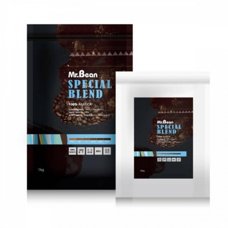 กาแฟ Ethiopian Special Blend 500g ไม่บด Mr.Bean