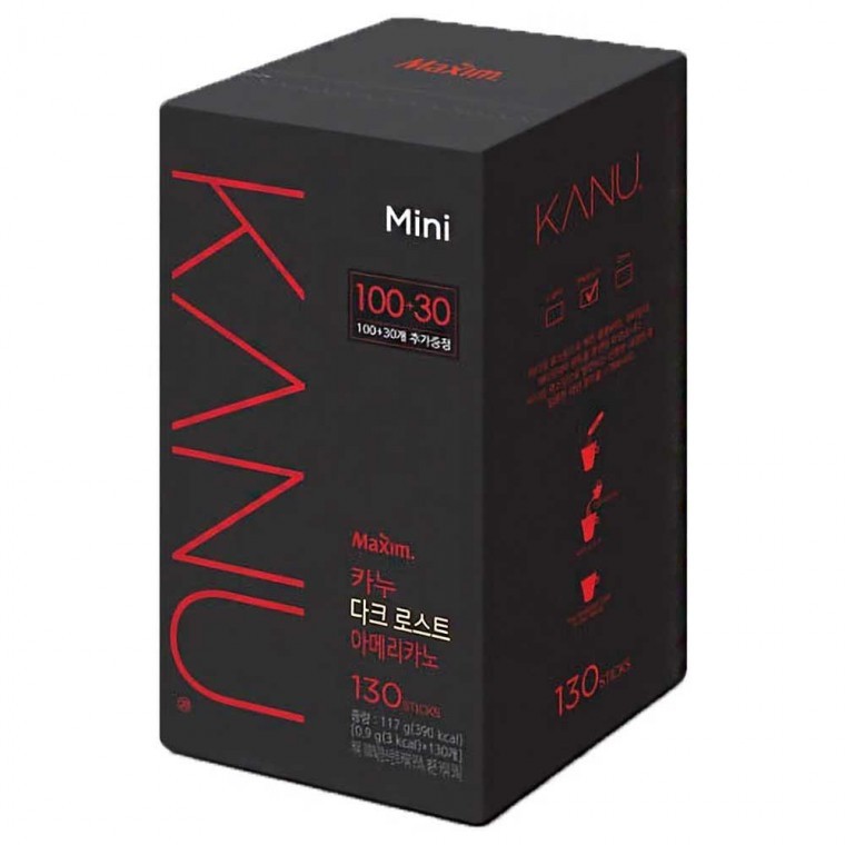 Dark Roast Americano Coffee Mix 130 ซอง (100 ซอง + 30 ซอง)