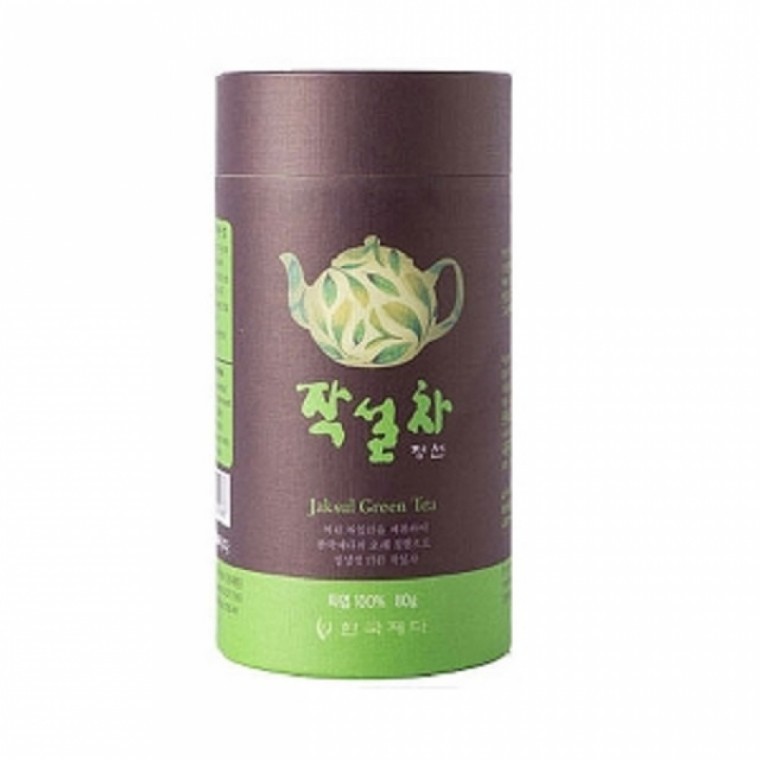 ชาเขียวใบใหญ่ Jeongseon Jakseolcha กลิ่นหอมธรรมชาติ 80g
