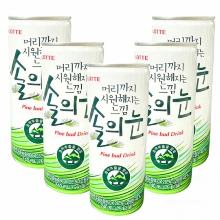 Lotte Sol-ui-Nun Sol-ui-Nun Can (240ml) x 5 กระป๋อง