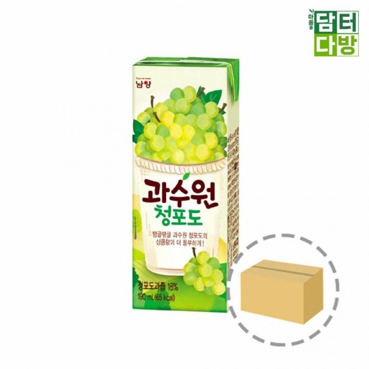 เครื่องดื่มแพ็ค Namyang Dairy Orchard Green Grape 190ml (24 แพ็ค) เครื่องดื่ม