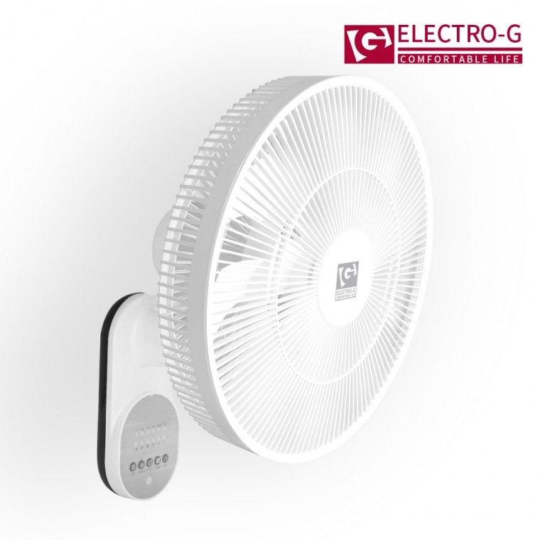 พัดลมหมุนเวียนอากาศ ELECTRO-G สำหรับติดผนังพร้อมรีโมท GEF-16FR CIRCUL+รีโมท