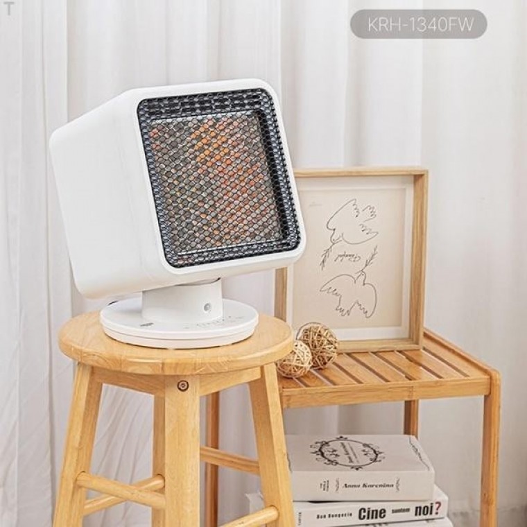 เครื่องทำความร้อนไฟฟ้า Cube แบบตรวจจับการเคลื่อนไหว สีขาว KRH-1340FW