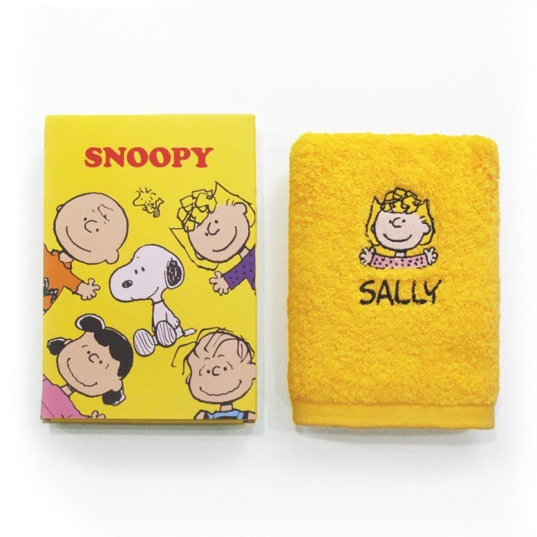 ผ้าเช็ดตัวโรงแรม Songwol Snoopy Peanuts 180 กรัม 1 ผืนพร้อมกล่องของขวัญ