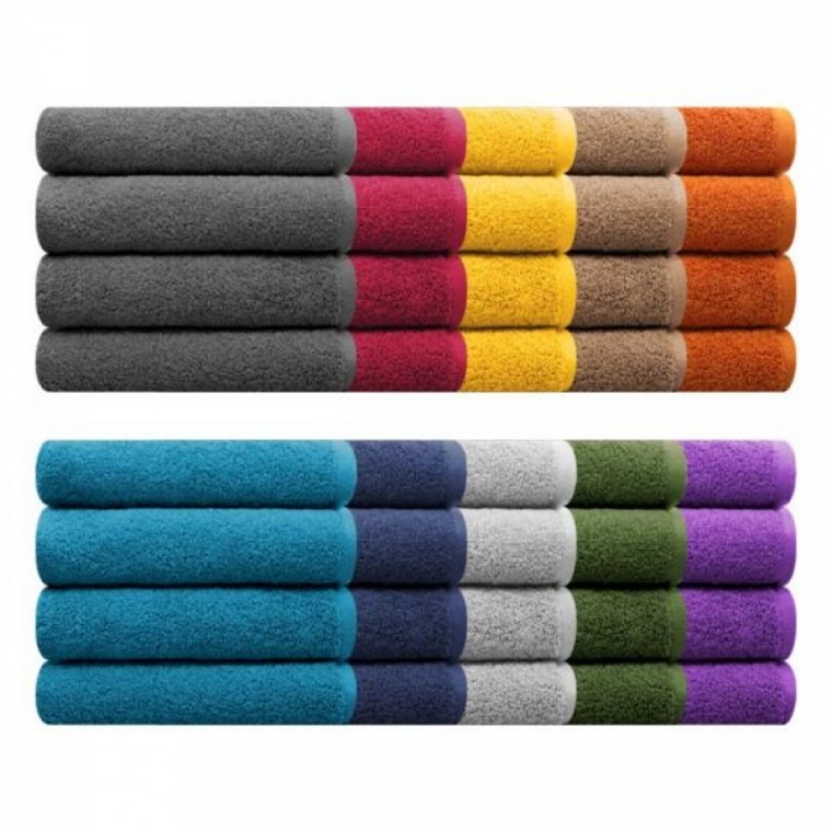 (Songwol Towel) ผ้าขนหนูโรงแรมสีพื้น 170 กรัม 1 ผืน