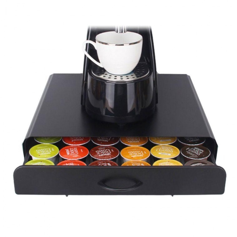 ที่วางแคปซูลกาแฟแบบลิ้นชักพรีเมียม 36 ช่อง