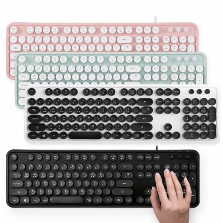 คีย์บอร์ดมีสาย Actto Retro KBD-47