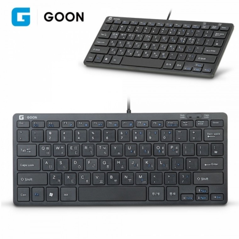 คีย์บอร์ดขนาดเล็ก Goon USB (GK-250M)