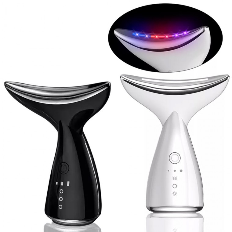 [Threemall] เครื่องนวดอัลตราโซนิค LED ความถี่สูงสำหรับใบหน้าและลำคอ