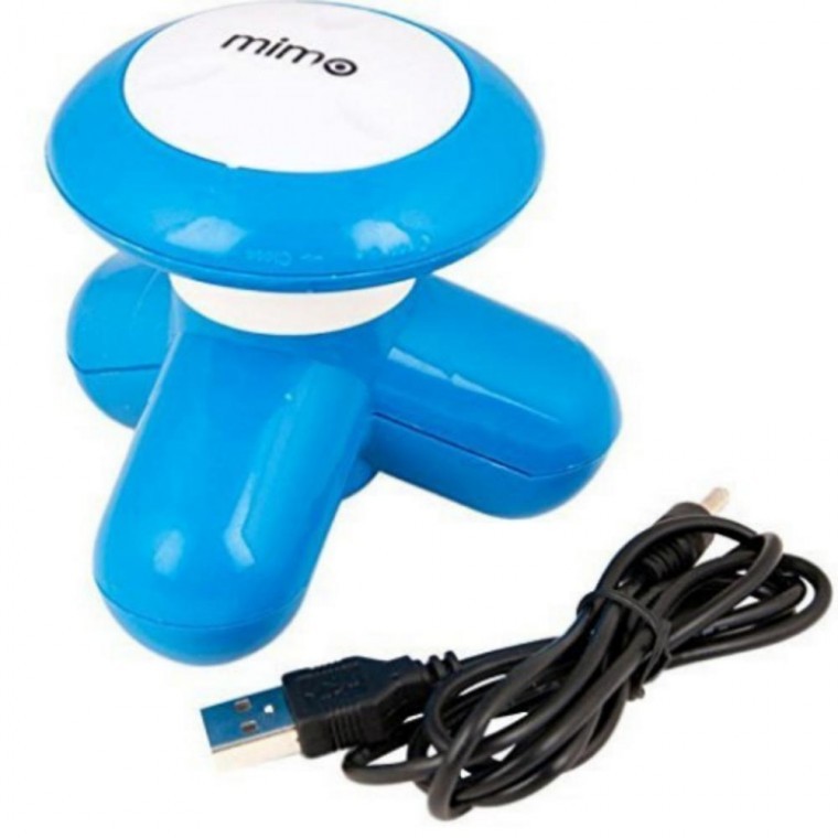 เครื่องนวดไฟฟ้าแบบสั่น 8 หัว USB ใช้ได้ทั้งแบตเตอรี่และสาย