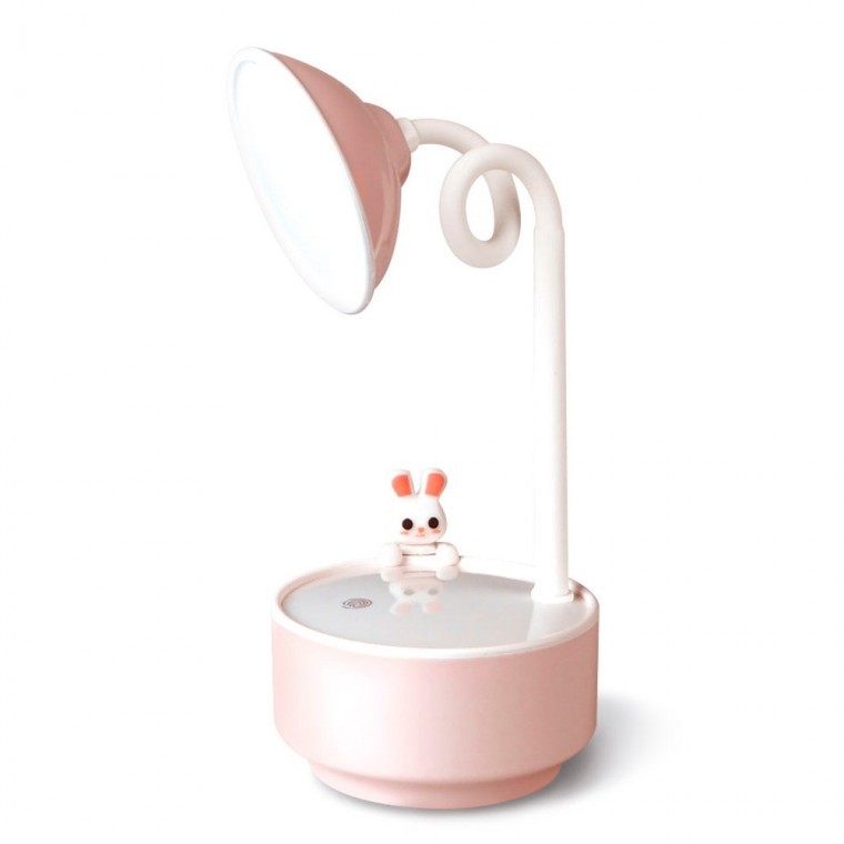 โคมไฟตั้งโต๊ะ GLO ลายการ์ตูนน่ารัก โทนสีพาสเทล LED (สีชมพู) (GLW-1300)
