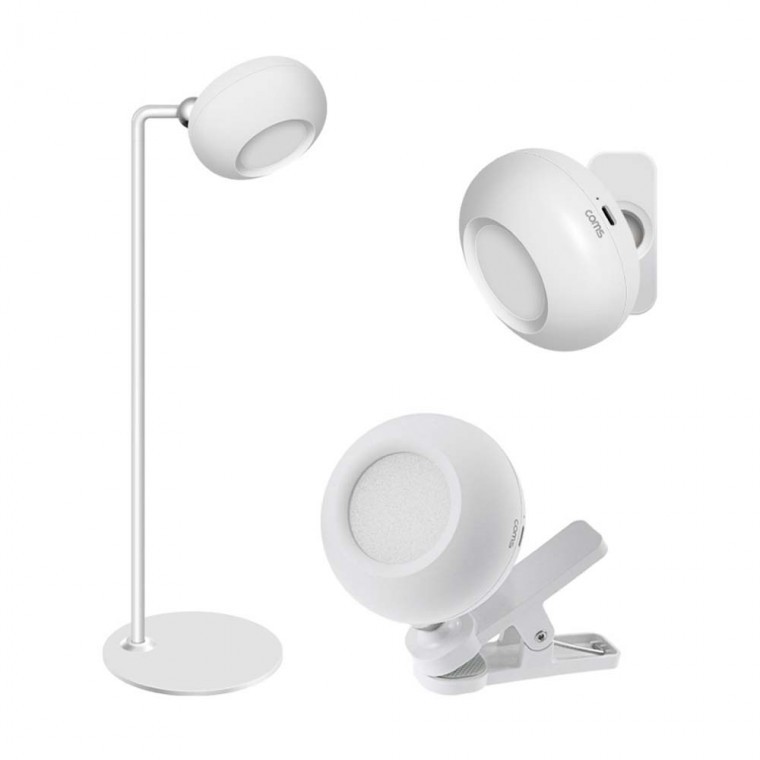 โคมไฟตั้งโต๊ะแม่เหล็ก Type-C LED ถอดออกได้/ติดผนัง สัมผัสเพื่อสั่งงาน