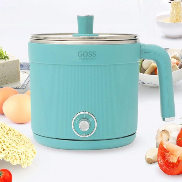 หม้อไฟฟ้าอเนกประสงค์ Gos 5215 สีมิ้นท์ 1.5 ลิตร