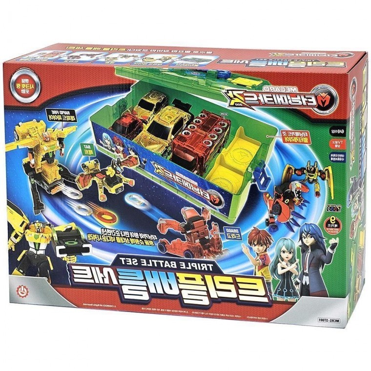 ชุดต่อสู้ 3 เท่า Turning Mecard God Robot ของเล่นสำหรับเด็ก