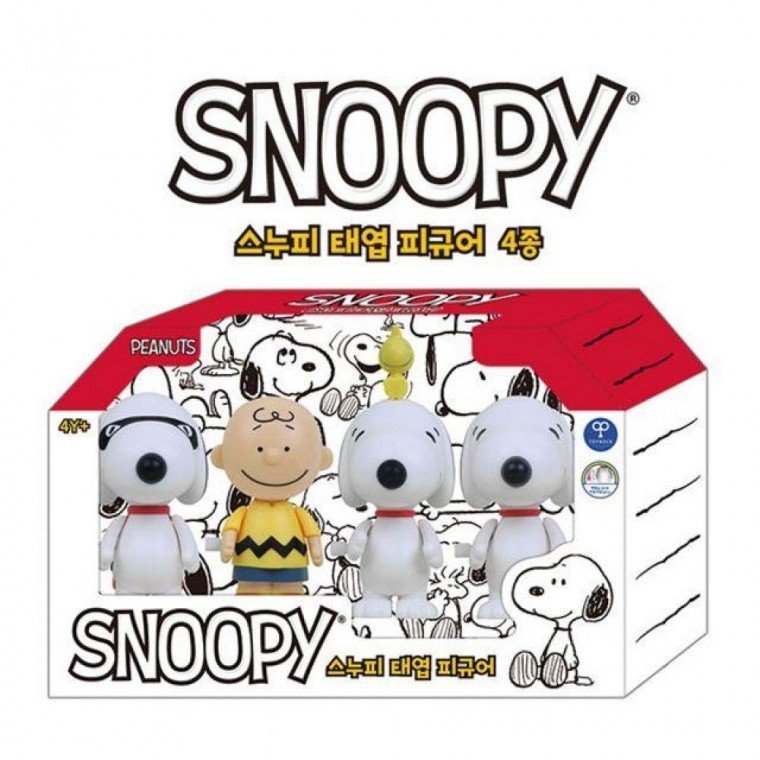 ฟิกเกอร์ Snoopy ไขลาน 4 แบบ