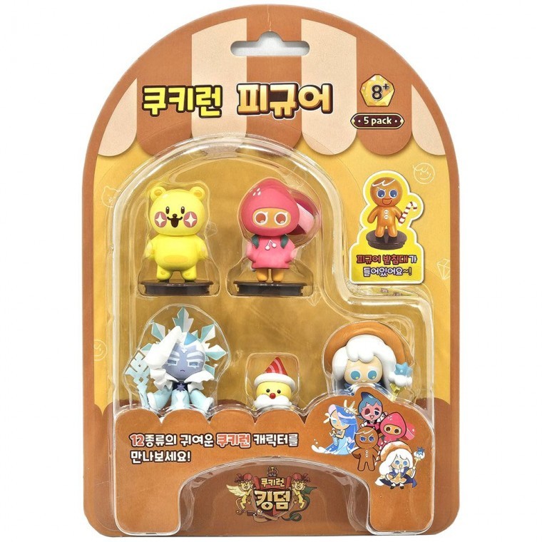 ฟิกเกอร์ Pinocchio Cookie Run ชุด 5 ชิ้น B ของขวัญของเล่นสำหรับเด็ก