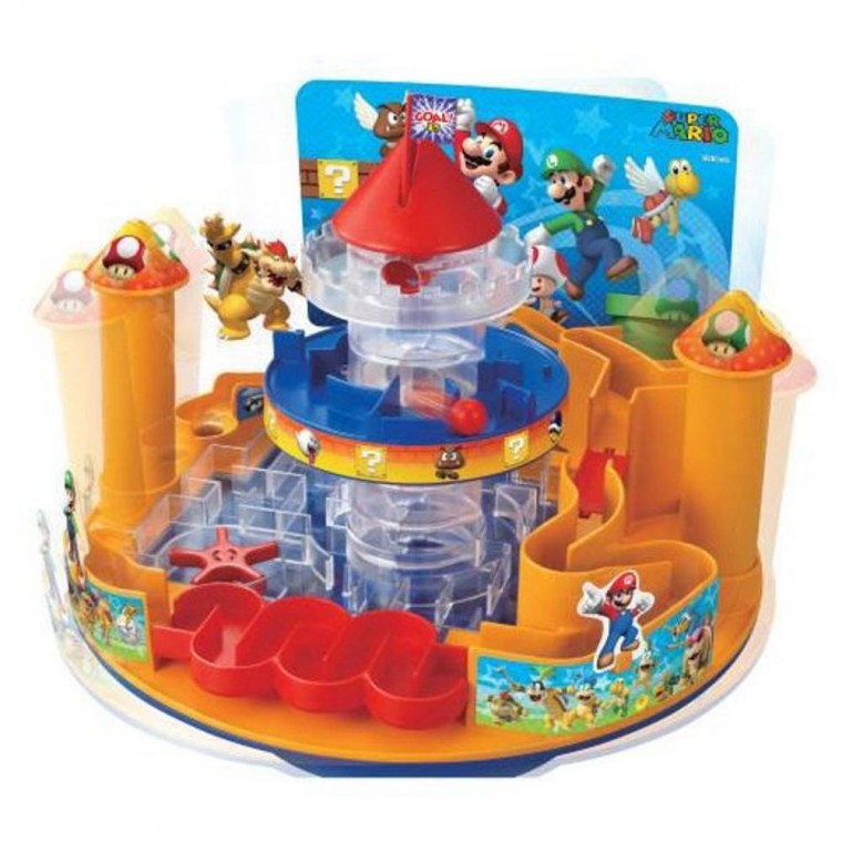 เกมกระดานสำหรับเด็ก Super Mario ปราสาทเขาวงกต ของเล่น เกมกระดานง่ายๆ สำหรับเด็กเล็ก