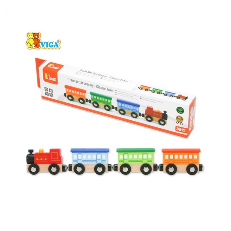 h31 VIGA ชุดรถไฟแม่เหล็ก 4 ชิ้น (V50819)