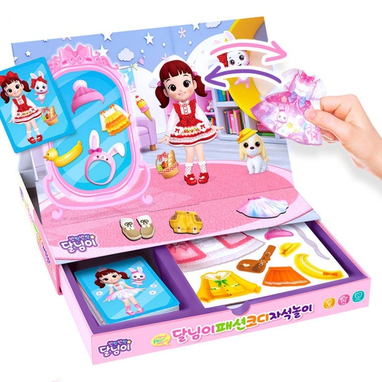 โททอยส์ ของเล่นตุ๊กตา Futuree Toy Dalnimee Fashion Coordinate เกมแม่เหล็ก