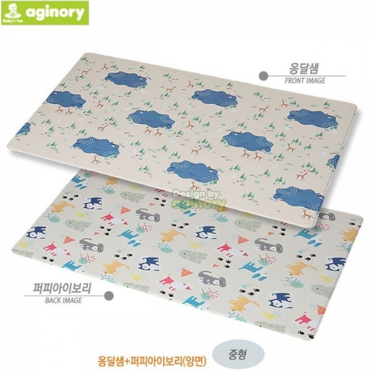 Agonori เสื่อในห้องเด็ก Ongdalsam Puppy Ivory (สองด้าน) (ขนาดกลาง)
