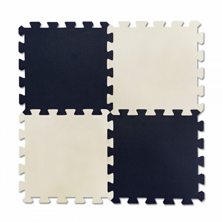 DK เสื่อจิ๊กซอว์ 4 ชิ้น สีกรมท่า 60x60ซม.