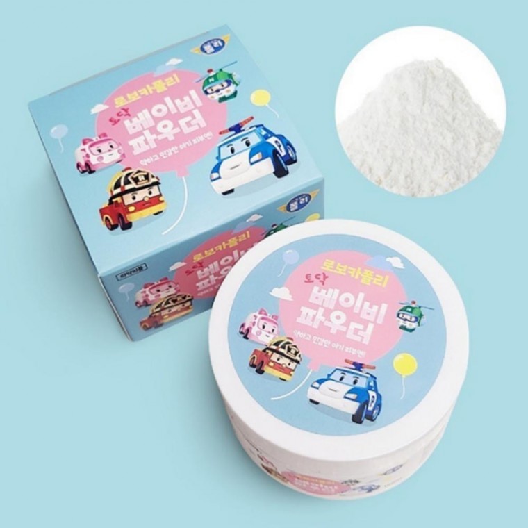 Robocar Poli Baby Powder แป้งเด็กสำหรับก้น แป้งสำหรับผื่นผ้าอ้อม Baby Lotion