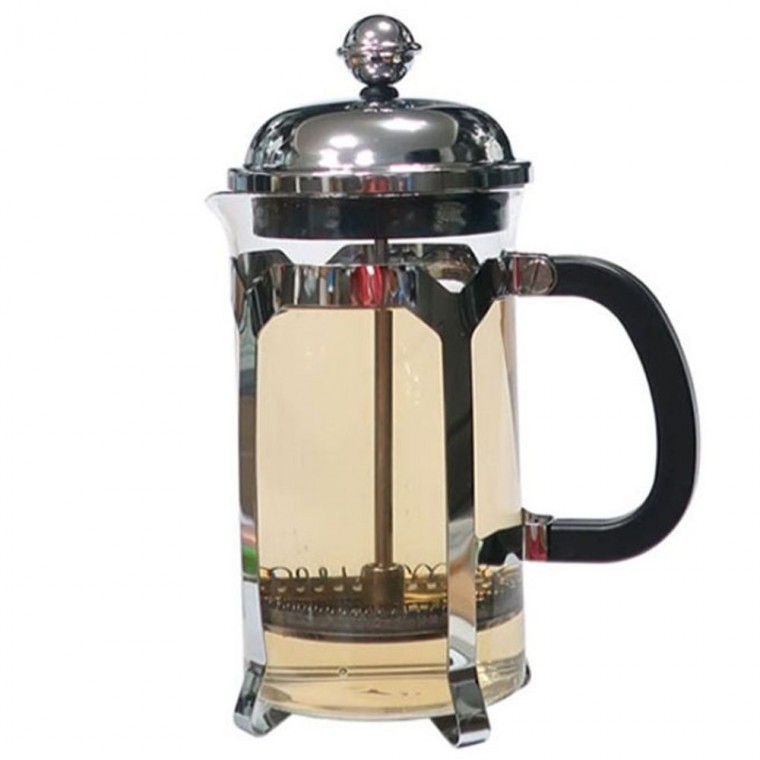 ที่กรองกาแฟ ที่ดริป French Press สีเงิน 350 มล.