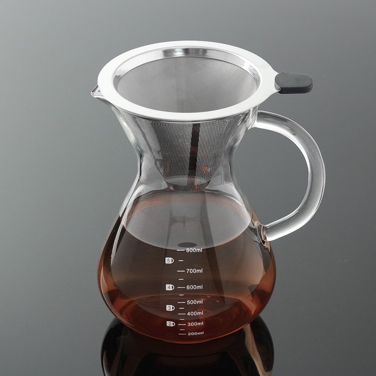 ชุดโถดริปกาแฟ Soul Cafe Pour-over พร้อมฟิลเตอร์ 800 มล.