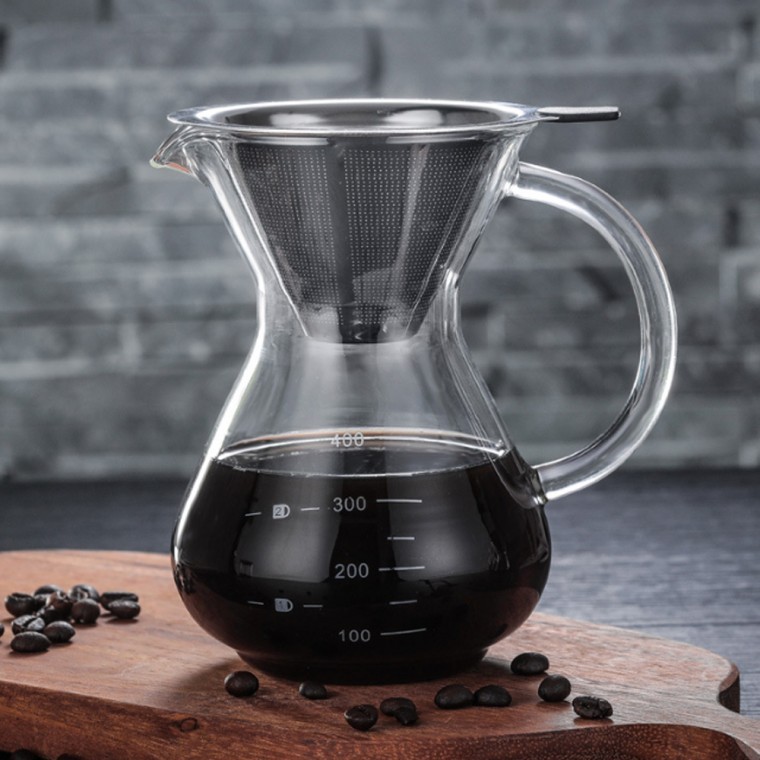 ชุดโถดริปกาแฟ Soul Cafe Pour-over พร้อมฟิลเตอร์ 400 มล.