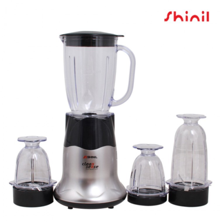 Shinil C757CM เครื่องปั่นอเนกประสงค์ขนาดเล็ก สำหรับอาหารทารกและผลไม้ พร้อมใบมีดสเตนเลส 2 แบบ