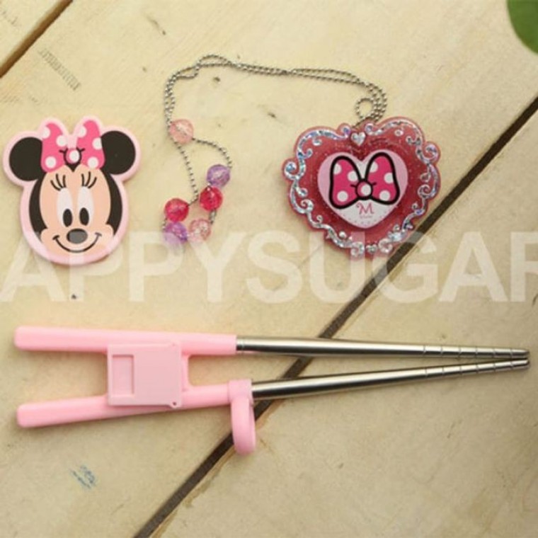 ตะเกียบหัดคีบสำหรับเด็ก Minnie Mouse (2)