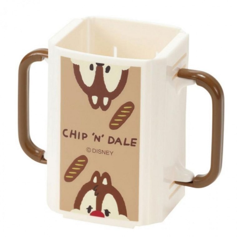 ที่จับกล่องนม Skater Chip and Dale Puchifriends แบบพับได้