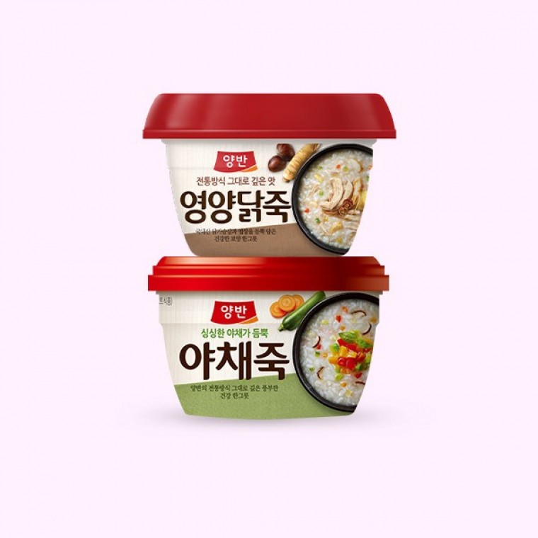 โจ๊กไก่ย่างดงวอนยังบัน 285ก. x 12ชิ้น + โจ๊กผัก 287ก.