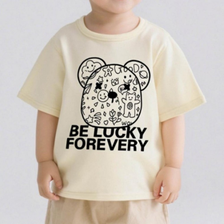 เสื้อยืดแขนสั้นน่ารักสำหรับฤดูร้อน เสื้อยืดแขนสั้นสำหรับเด็กเล็ก เด็กผู้หญิง เด็กผู้ชาย