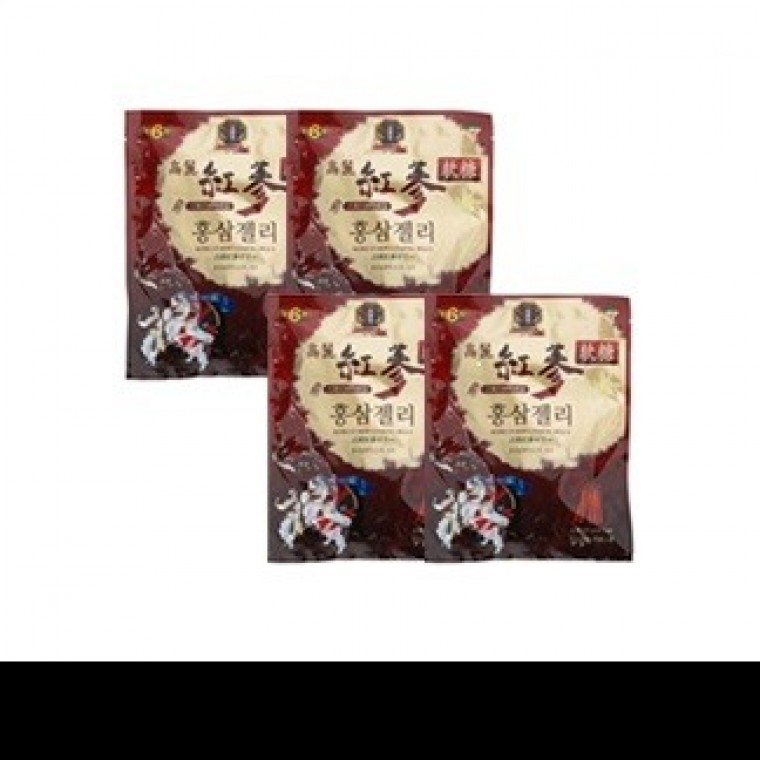 [ราคาขายส่งพิเศษ] เจลลี่โสมแดงเกาหลี 450g X 4 ถุง