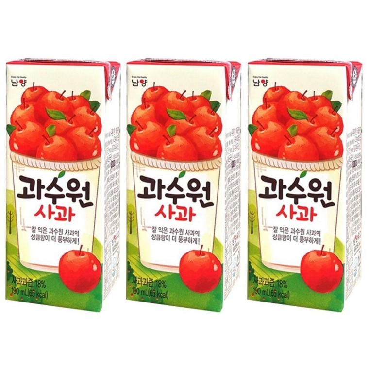 Orchard Apple 190ml x 48 แพ็ค (24 แพ็ค x 2 กล่อง)