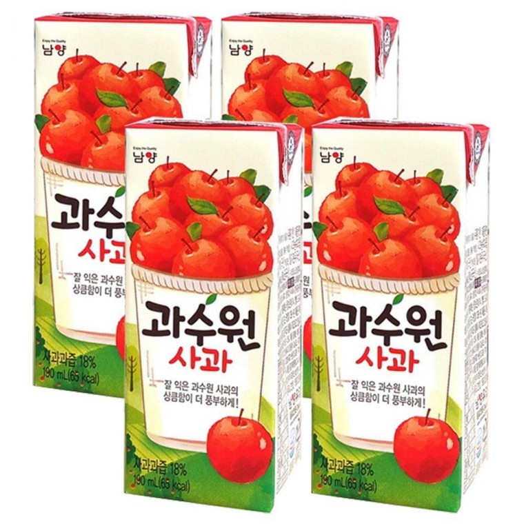 Orchard Apple 190ml x 72 แพ็ค (24 แพ็ค x 3 กล่อง)